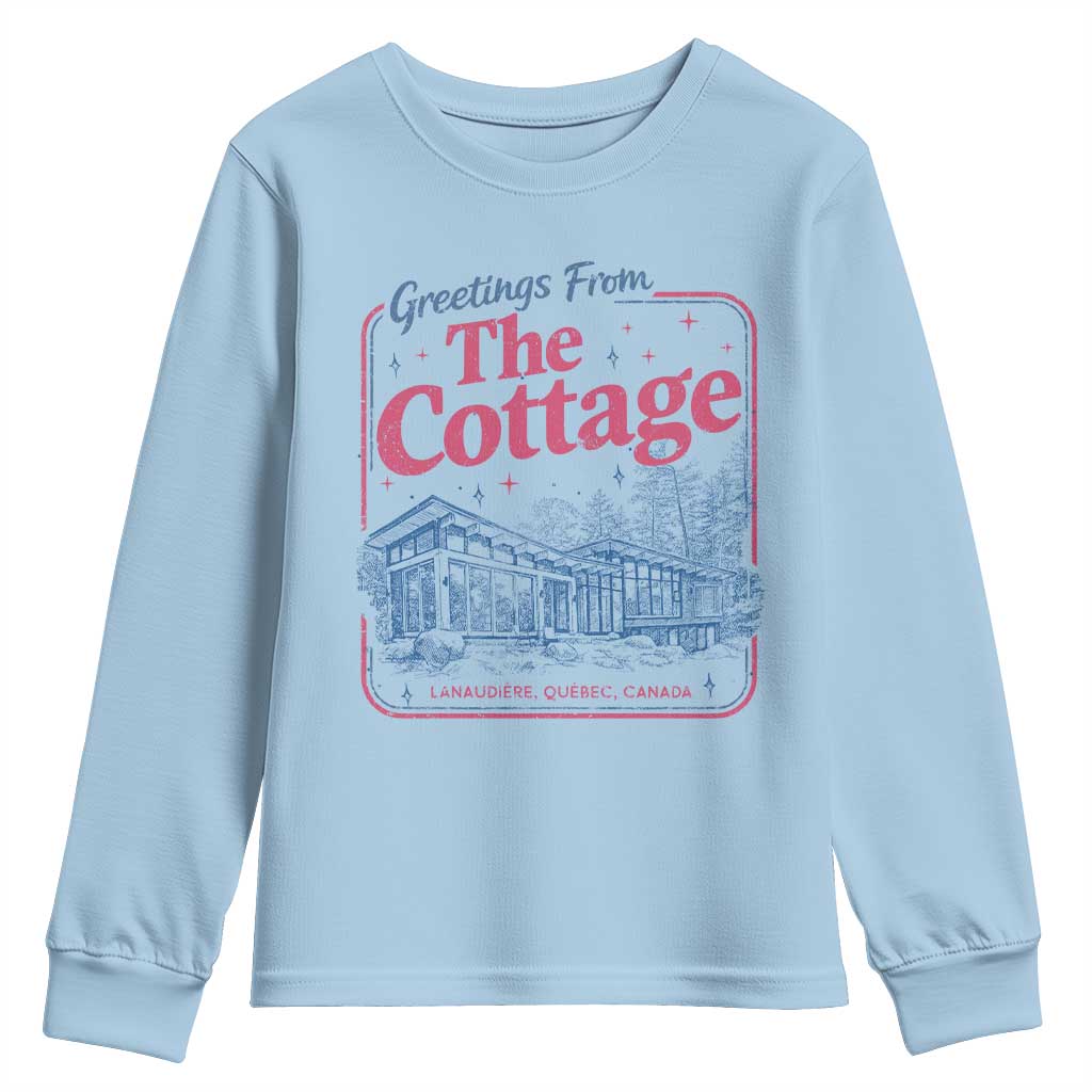 Coming To The Cottage Youth Sweatshirt LGBT Romance Hockey Fan