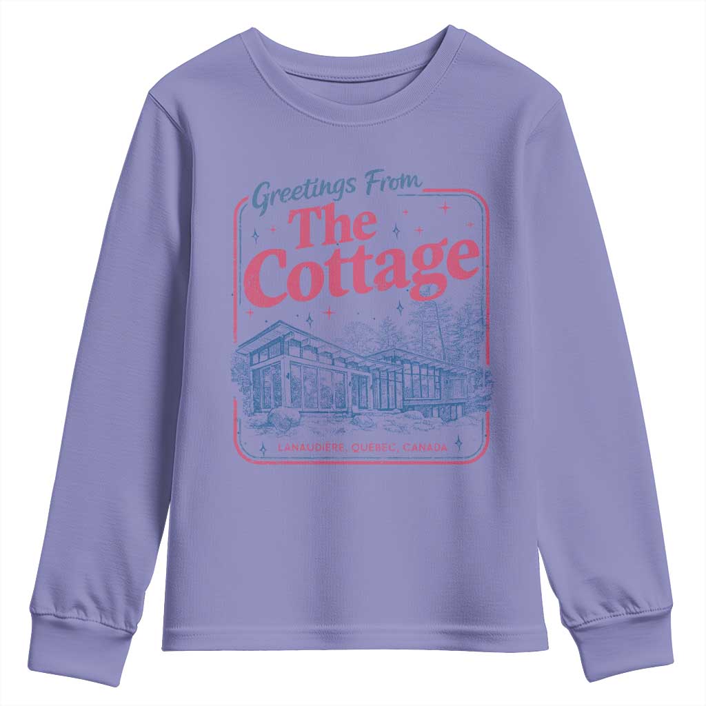 Coming To The Cottage Youth Sweatshirt LGBT Romance Hockey Fan