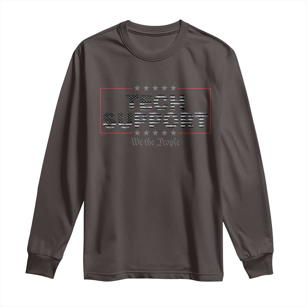 Tech Support Long Sleeve Shirt IT Support Programmer Engineer