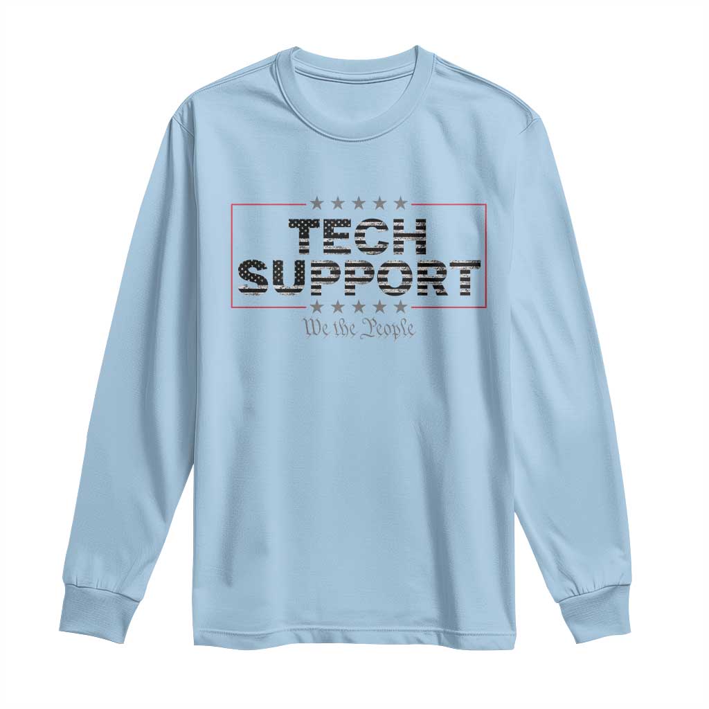 Tech Support Long Sleeve Shirt IT Support Programmer Engineer