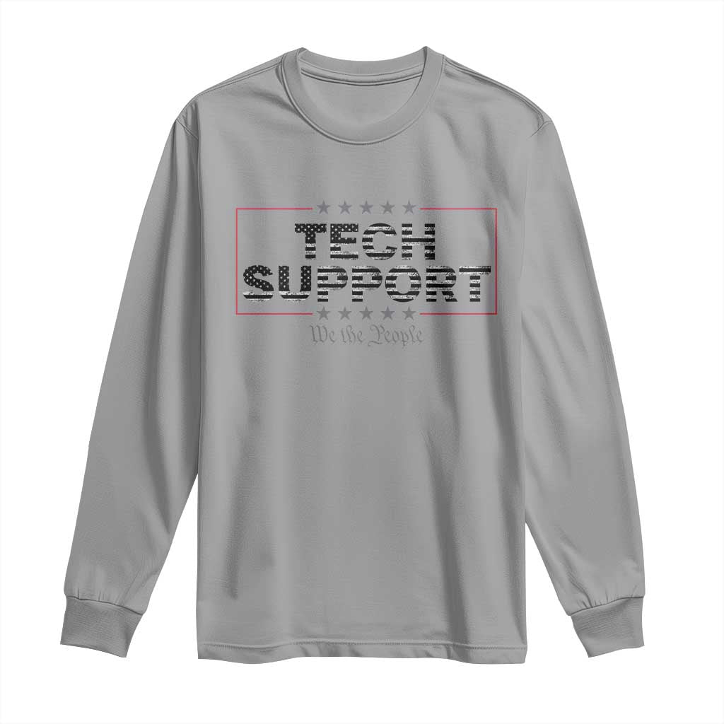 Tech Support Long Sleeve Shirt IT Support Programmer Engineer