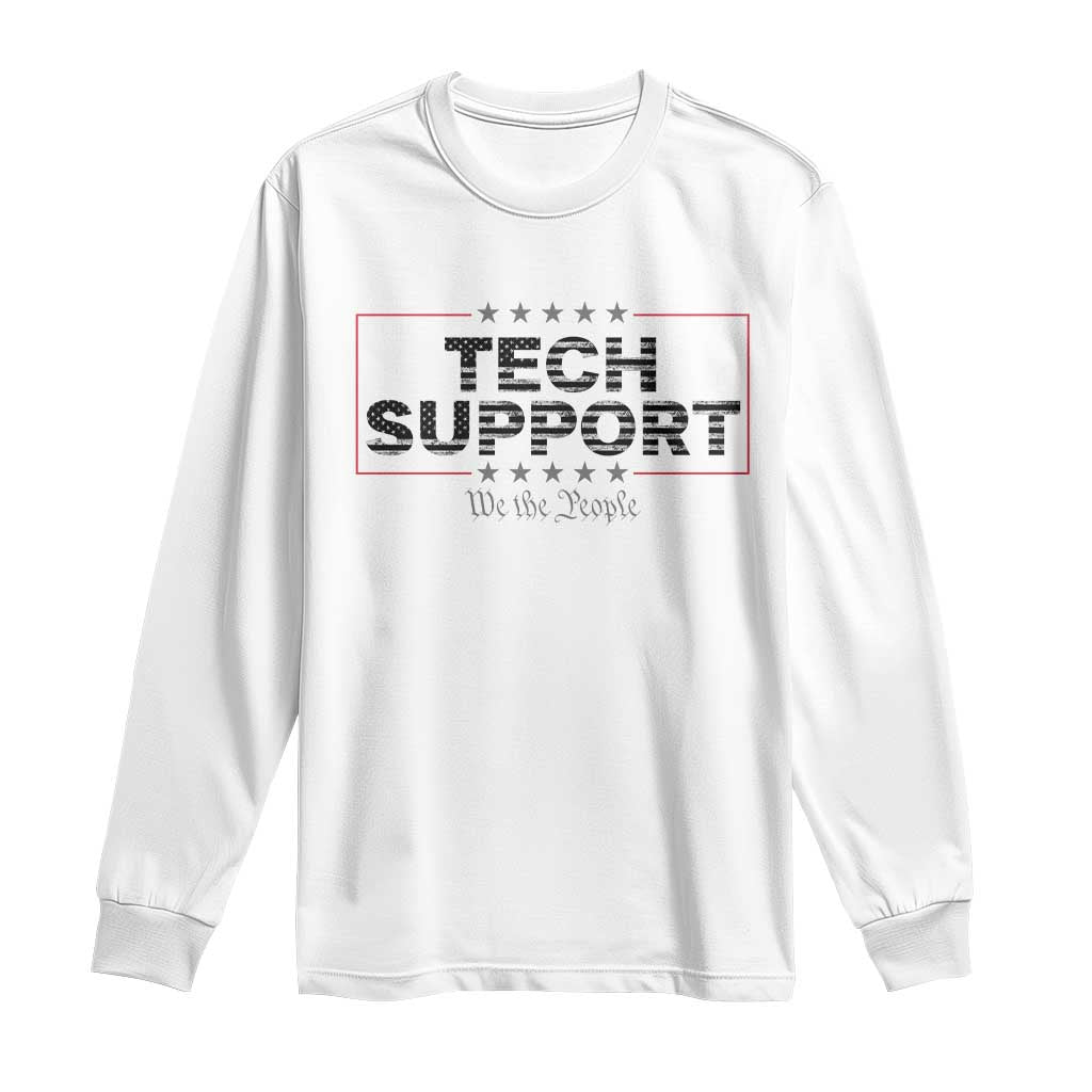 Tech Support Long Sleeve Shirt IT Support Programmer Engineer