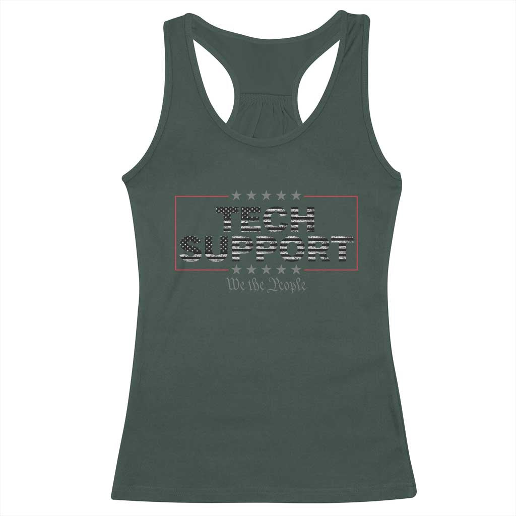 Tech Support Racerback Tank Top IT Support Programmer Engineer