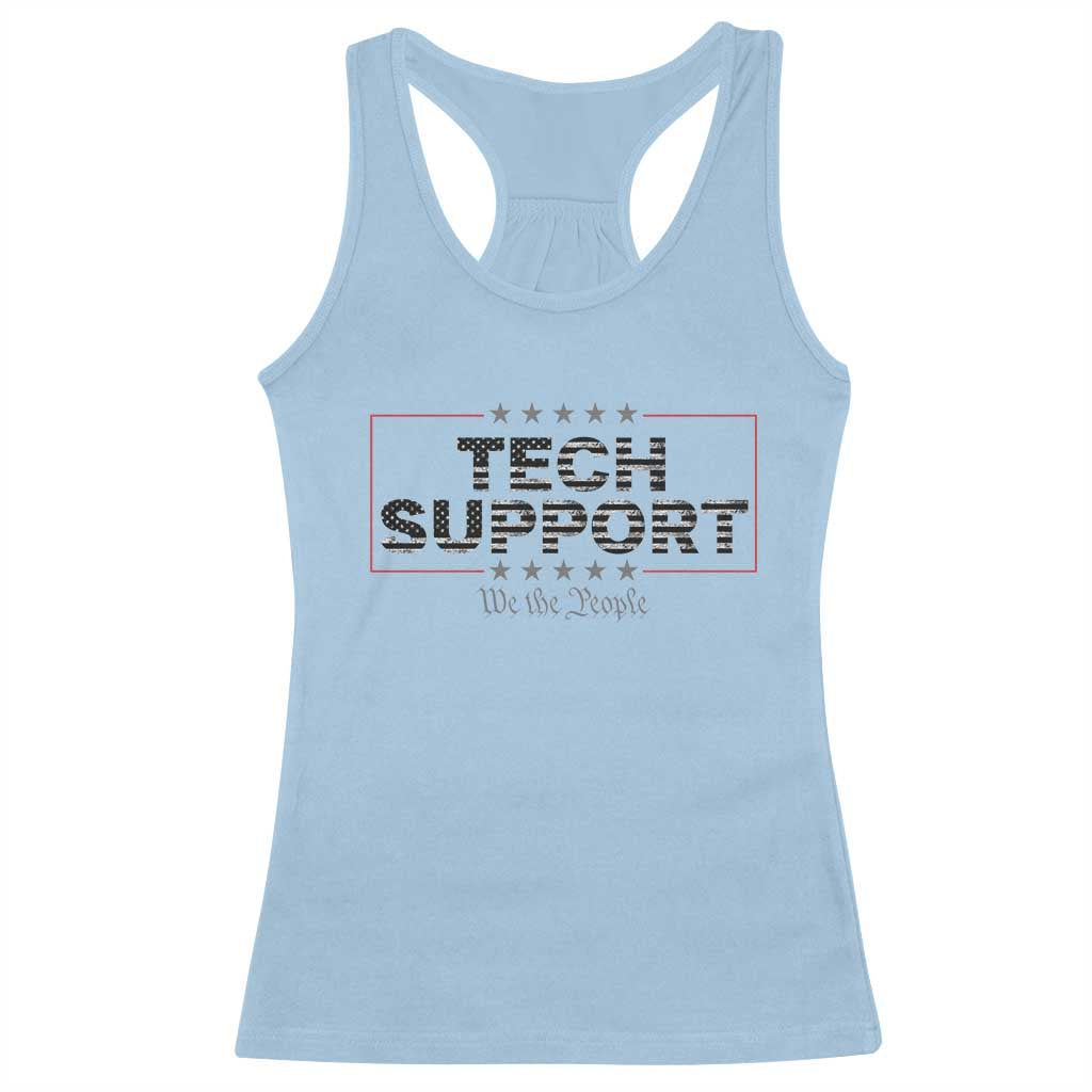 Tech Support Racerback Tank Top IT Support Programmer Engineer