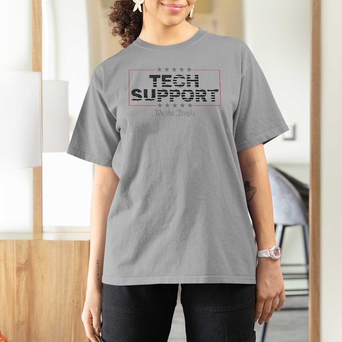 Tech Support T Shirt For Women IT Support Programmer Engineer