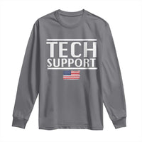 Tech Support Long Sleeve Shirt IT Support Programmer Engineer Elon Musk