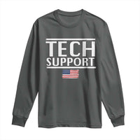 Tech Support Long Sleeve Shirt IT Support Programmer Engineer Elon Musk