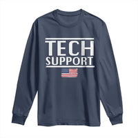 Tech Support Long Sleeve Shirt IT Support Programmer Engineer Elon Musk