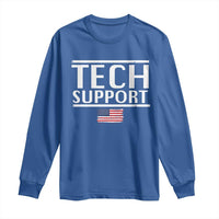 Tech Support Long Sleeve Shirt IT Support Programmer Engineer Elon Musk
