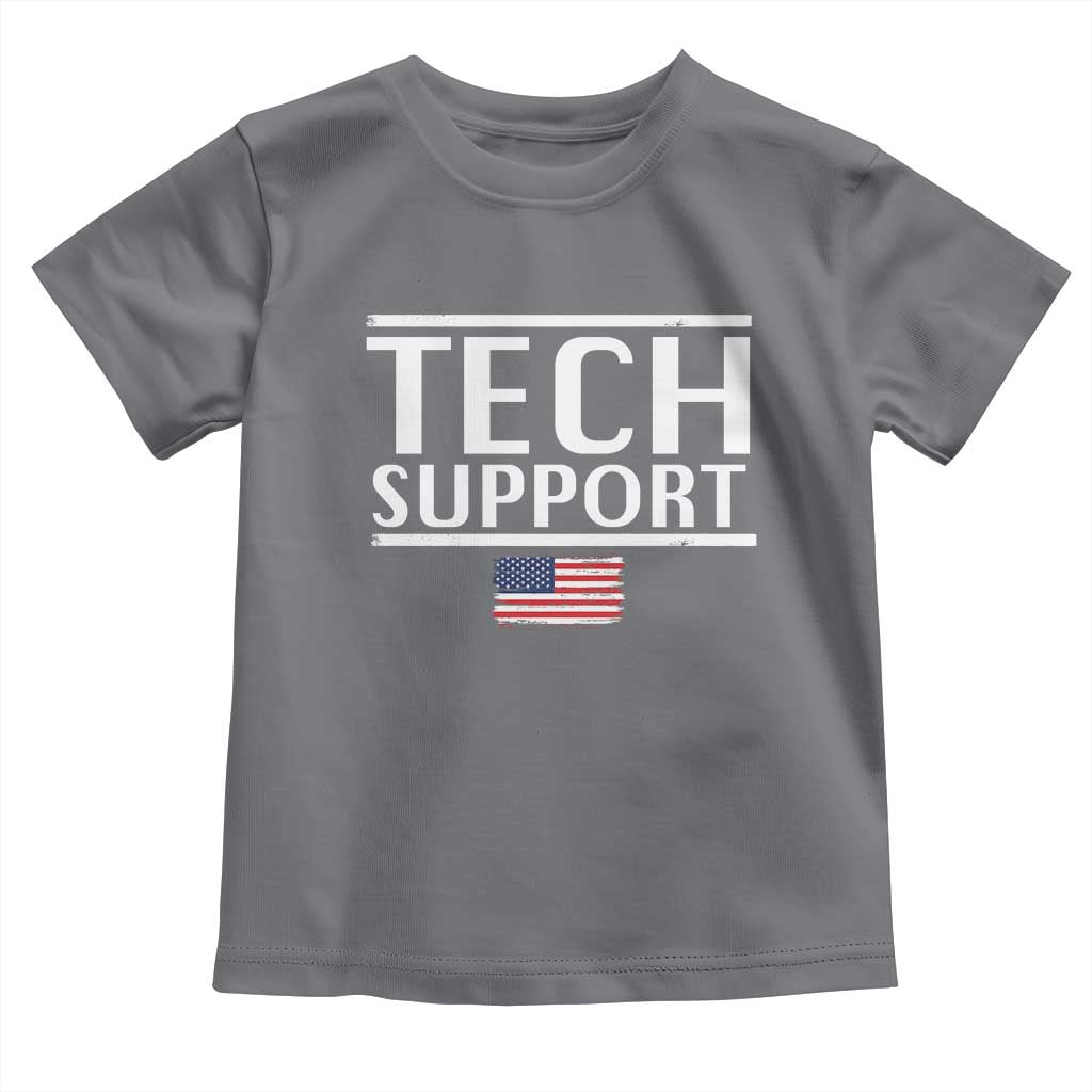 Tech Support Toddler T Shirt IT Support Programmer Engineer Elon Musk