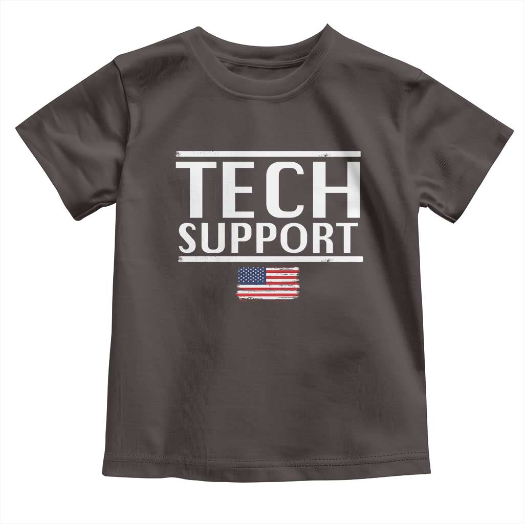 Tech Support Toddler T Shirt IT Support Programmer Engineer Elon Musk