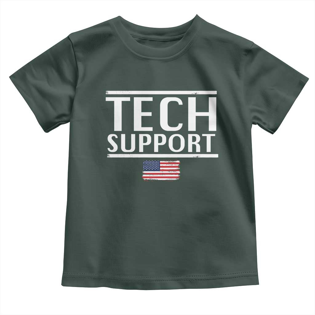 Tech Support Toddler T Shirt IT Support Programmer Engineer Elon Musk