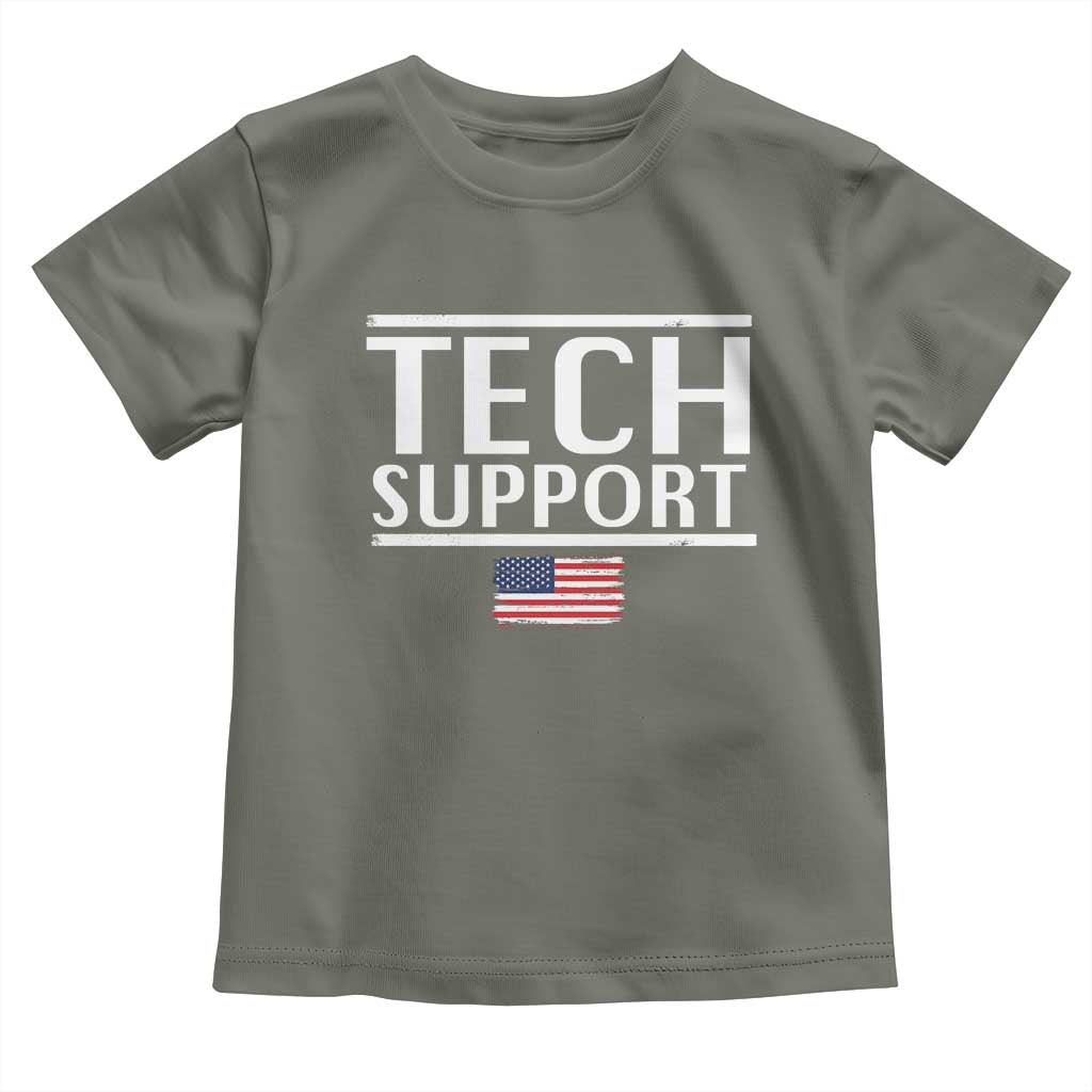 Tech Support Toddler T Shirt IT Support Programmer Engineer Elon Musk