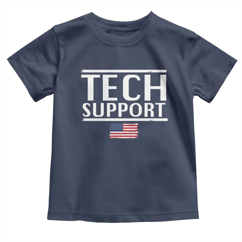 Tech Support Toddler T Shirt IT Support Programmer Engineer Elon Musk