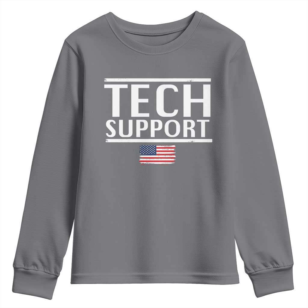 Tech Support Youth Sweatshirt IT Support Programmer Engineer Elon Musk