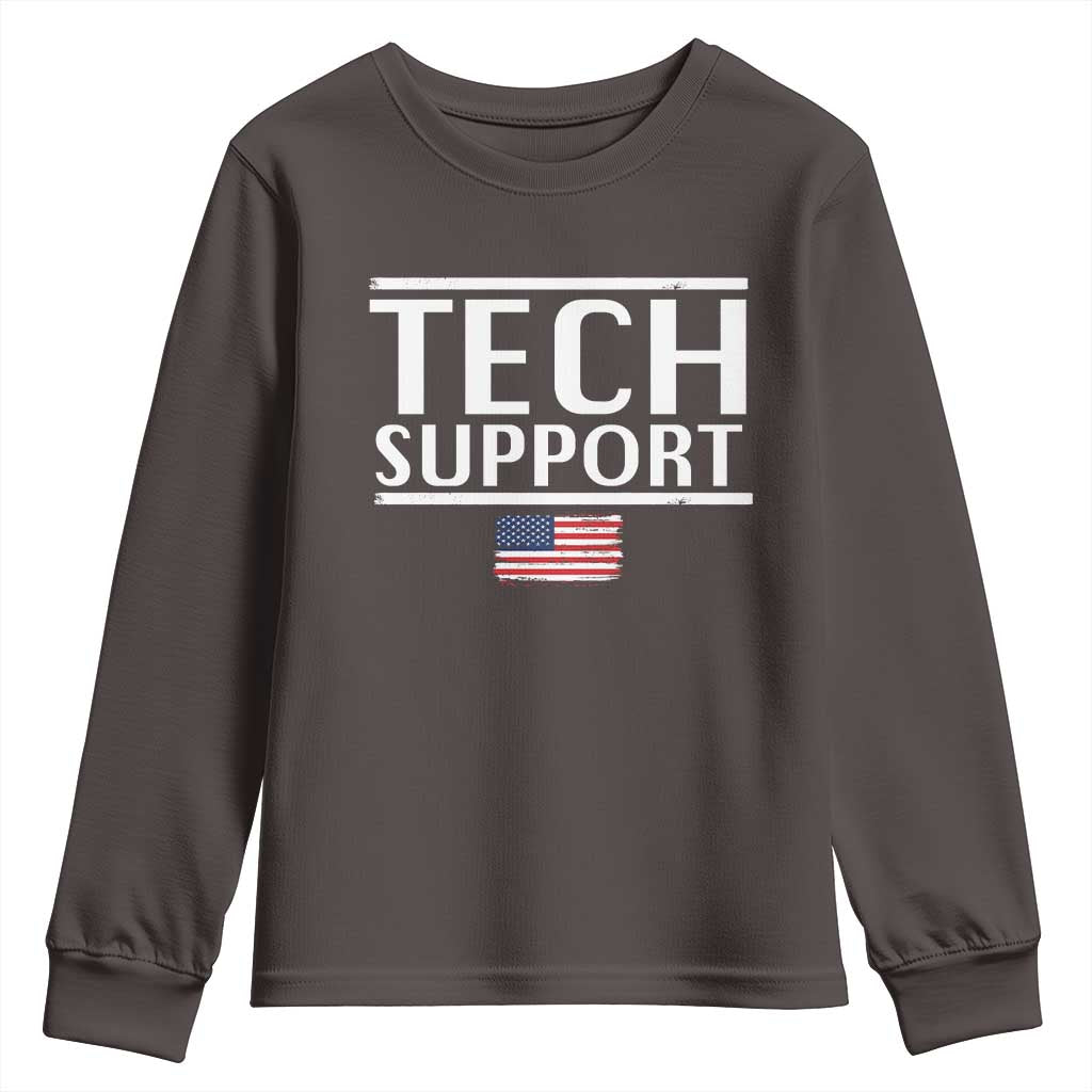 Tech Support Youth Sweatshirt IT Support Programmer Engineer Elon Musk