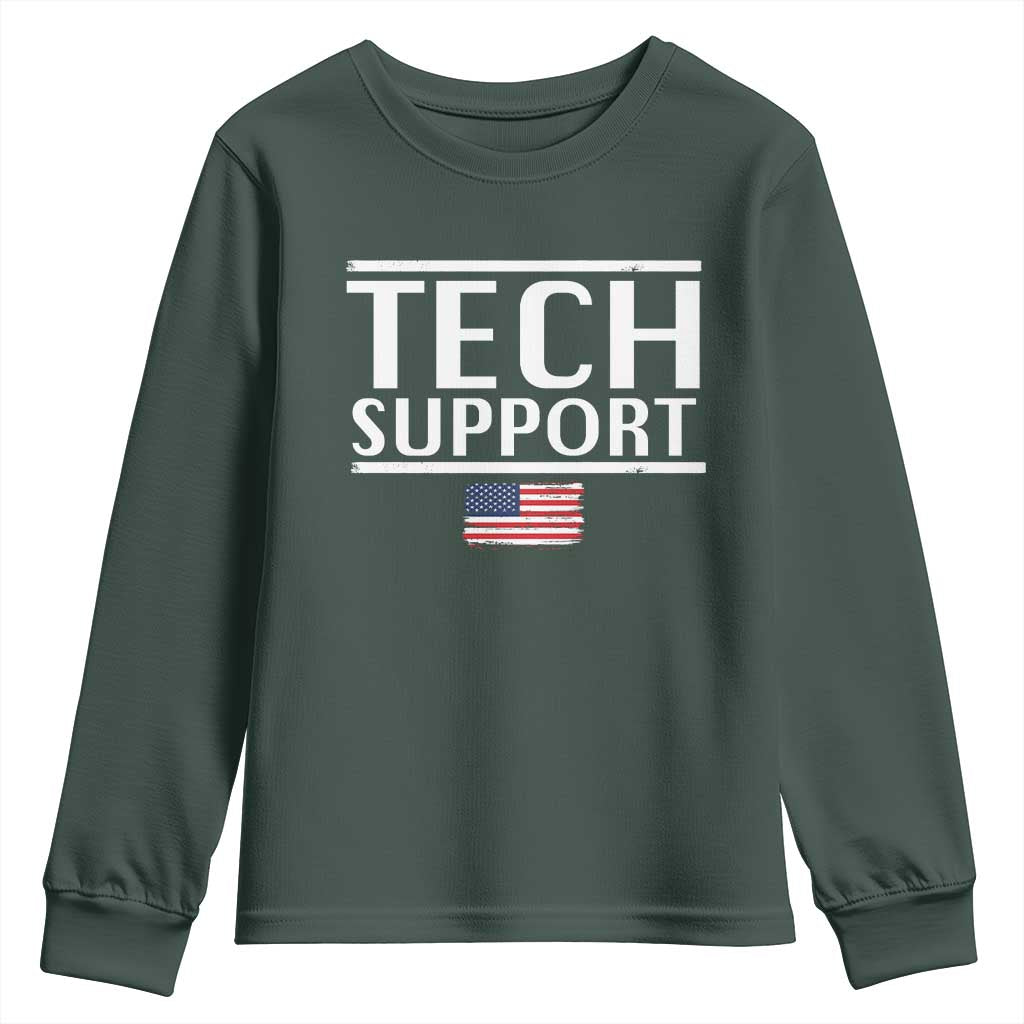 Tech Support Youth Sweatshirt IT Support Programmer Engineer Elon Musk