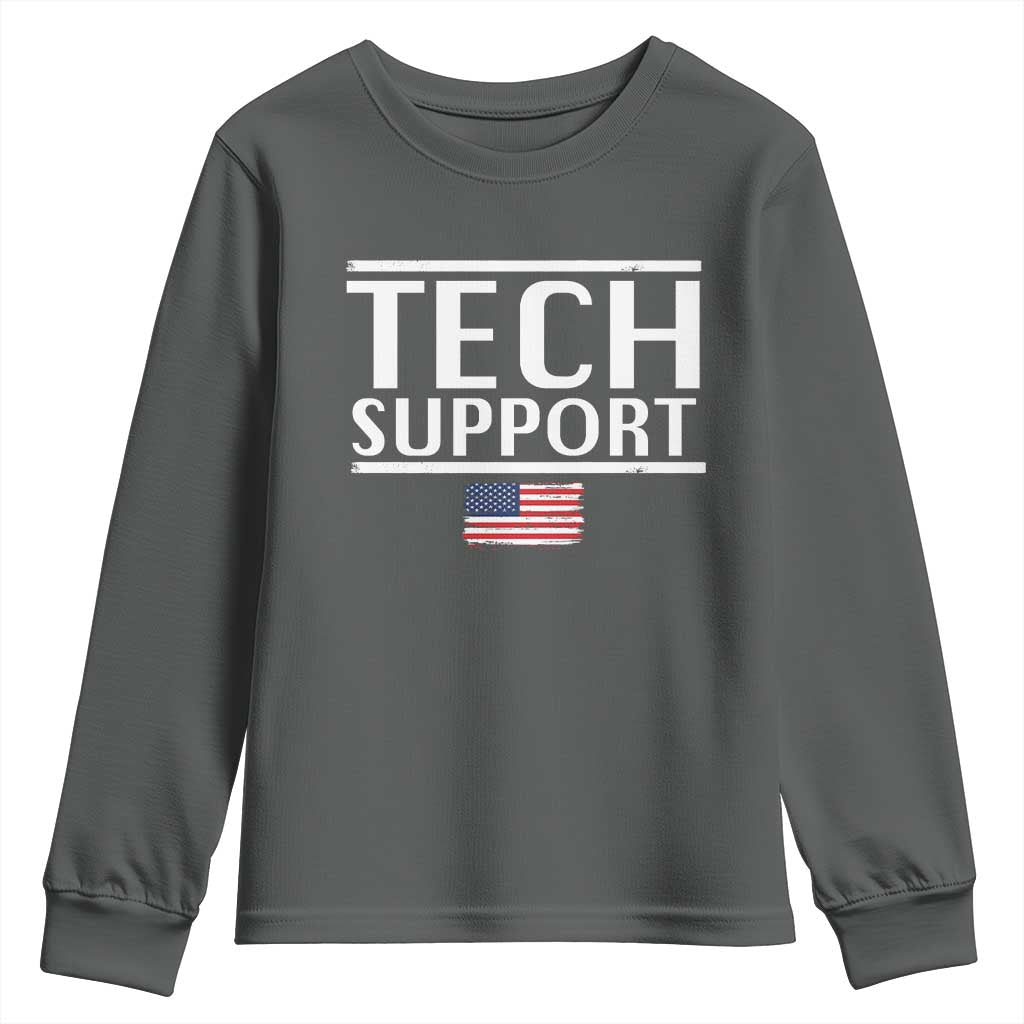 Tech Support Youth Sweatshirt IT Support Programmer Engineer Elon Musk