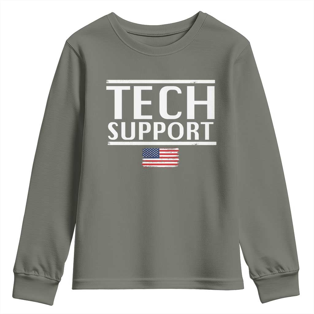 Tech Support Youth Sweatshirt IT Support Programmer Engineer Elon Musk
