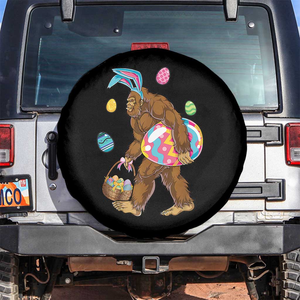 Bigfoot Easter Spare Tire Cover Funny Sasquatch Eggs Hunting - Wonder Print Shop