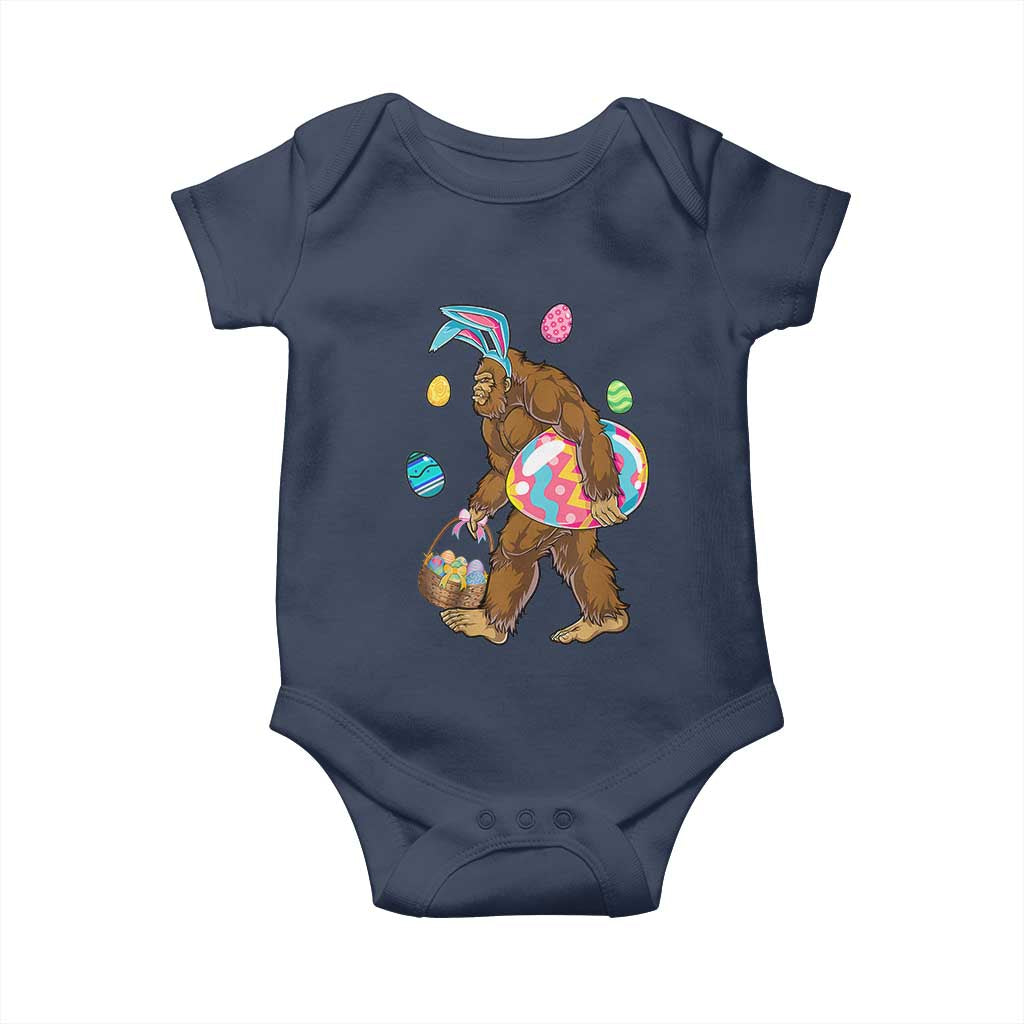 Bigfoot Easter Baby Onesie Funny Sasquatch Eggs Hunting - Wonder Print Shop