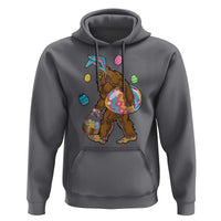 Bigfoot Easter Hoodie Funny Sasquatch Eggs Hunting - Wonder Print Shop