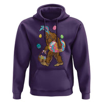 Bigfoot Easter Hoodie Funny Sasquatch Eggs Hunting - Wonder Print Shop