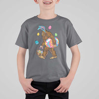 Bigfoot Easter T Shirt For Kid Funny Sasquatch Eggs Hunting - Wonder Print Shop