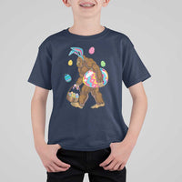 Bigfoot Easter T Shirt For Kid Funny Sasquatch Eggs Hunting - Wonder Print Shop