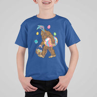 Bigfoot Easter T Shirt For Kid Funny Sasquatch Eggs Hunting - Wonder Print Shop