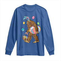 Bigfoot Easter Long Sleeve Shirt Funny Sasquatch Eggs Hunting - Wonder Print Shop