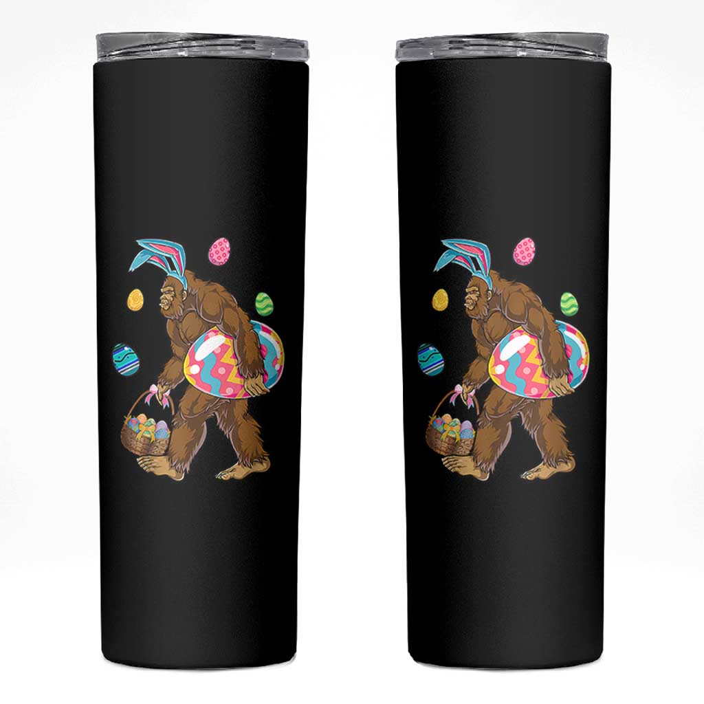 Bigfoot Easter Skinny Tumbler Funny Sasquatch Eggs Hunting - Wonder Print Shop