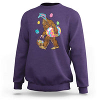 Bigfoot Easter Sweatshirt Funny Sasquatch Eggs Hunting - Wonder Print Shop