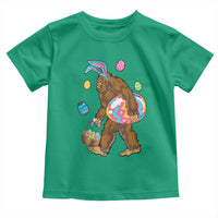 Bigfoot Easter Toddler T Shirt Funny Sasquatch Eggs Hunting - Wonder Print Shop