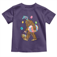 Bigfoot Easter Toddler T Shirt Funny Sasquatch Eggs Hunting - Wonder Print Shop