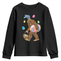 Bigfoot Easter Youth Sweatshirt Funny Sasquatch Eggs Hunting - Wonder Print Shop