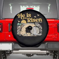 He Is Risen Spare Tire Cover Retro Vintage Easter Jesus Christian Apparel - Wonder Print Shop