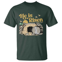 He Is Risen T Shirt Retro Vintage Easter Jesus Christian Apparel - Wonder Print Shop