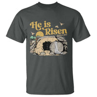 He Is Risen T Shirt Retro Vintage Easter Jesus Christian Apparel - Wonder Print Shop