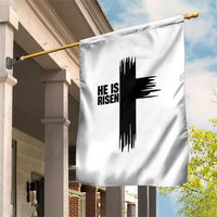 He Is Risen Garden Flag Christian Easter Cross