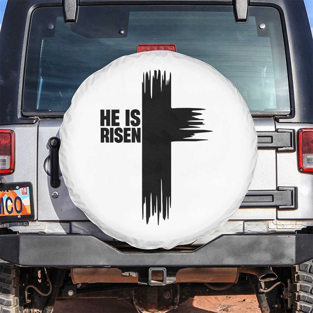 He Is Risen Spare Tire Cover Christian Easter Cross