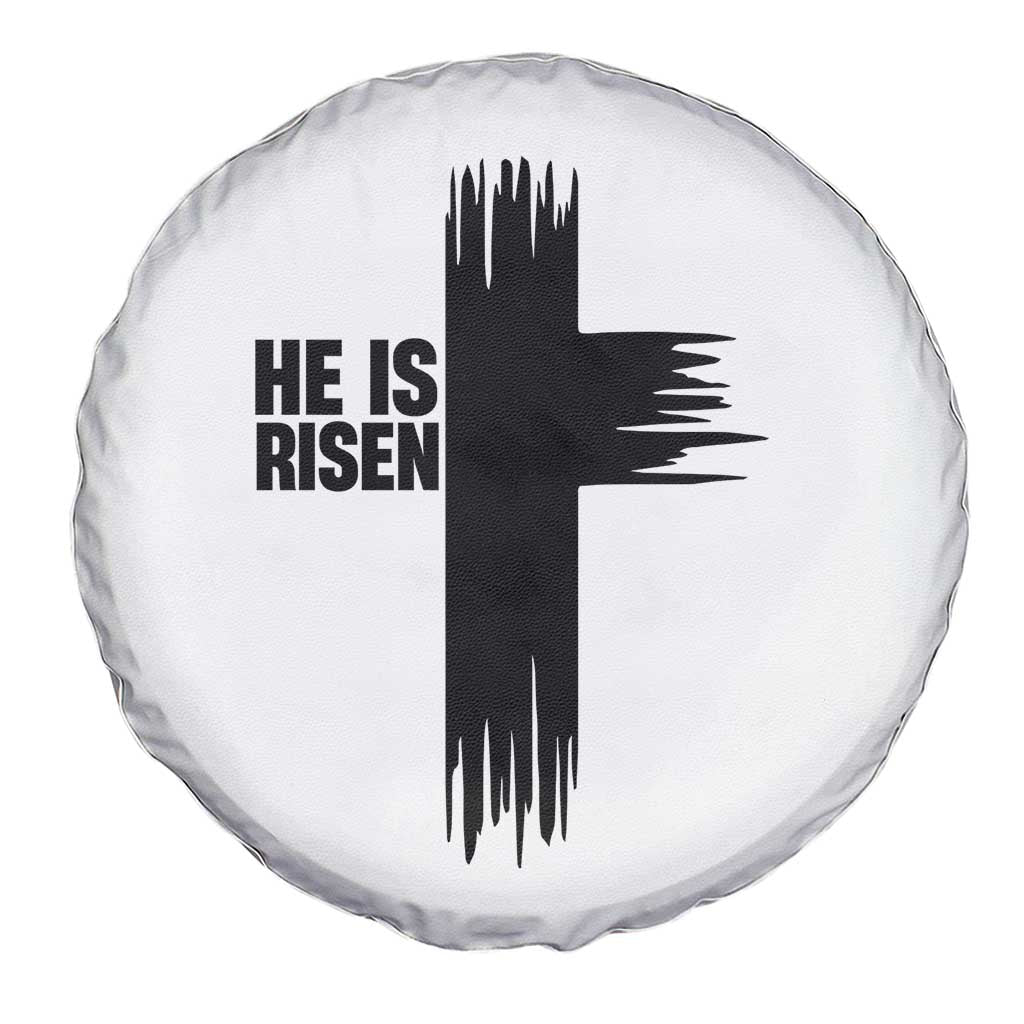 He Is Risen Spare Tire Cover Christian Easter Cross
