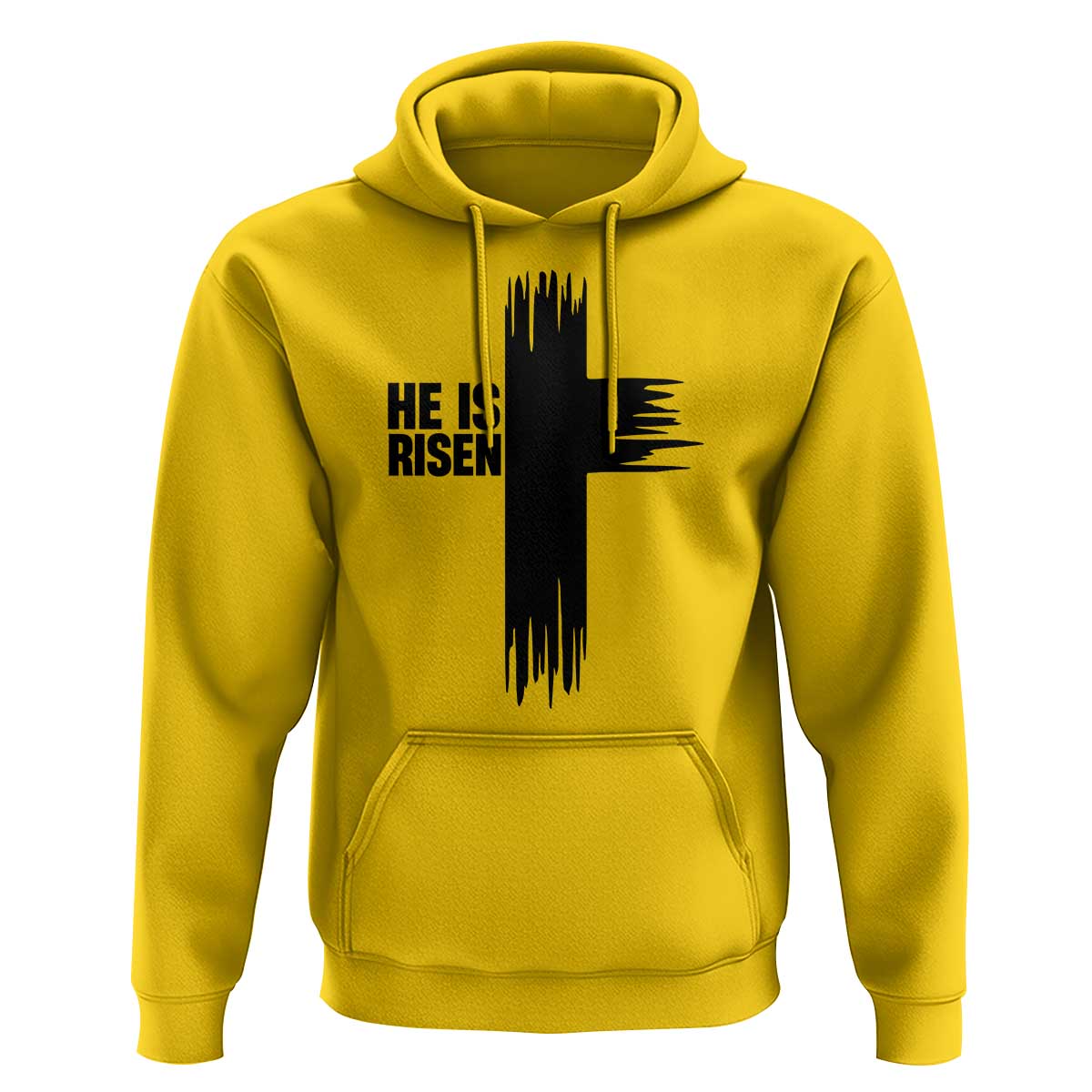 He Is Risen Hoodie Christian Easter Cross