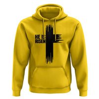 He Is Risen Hoodie Christian Easter Cross