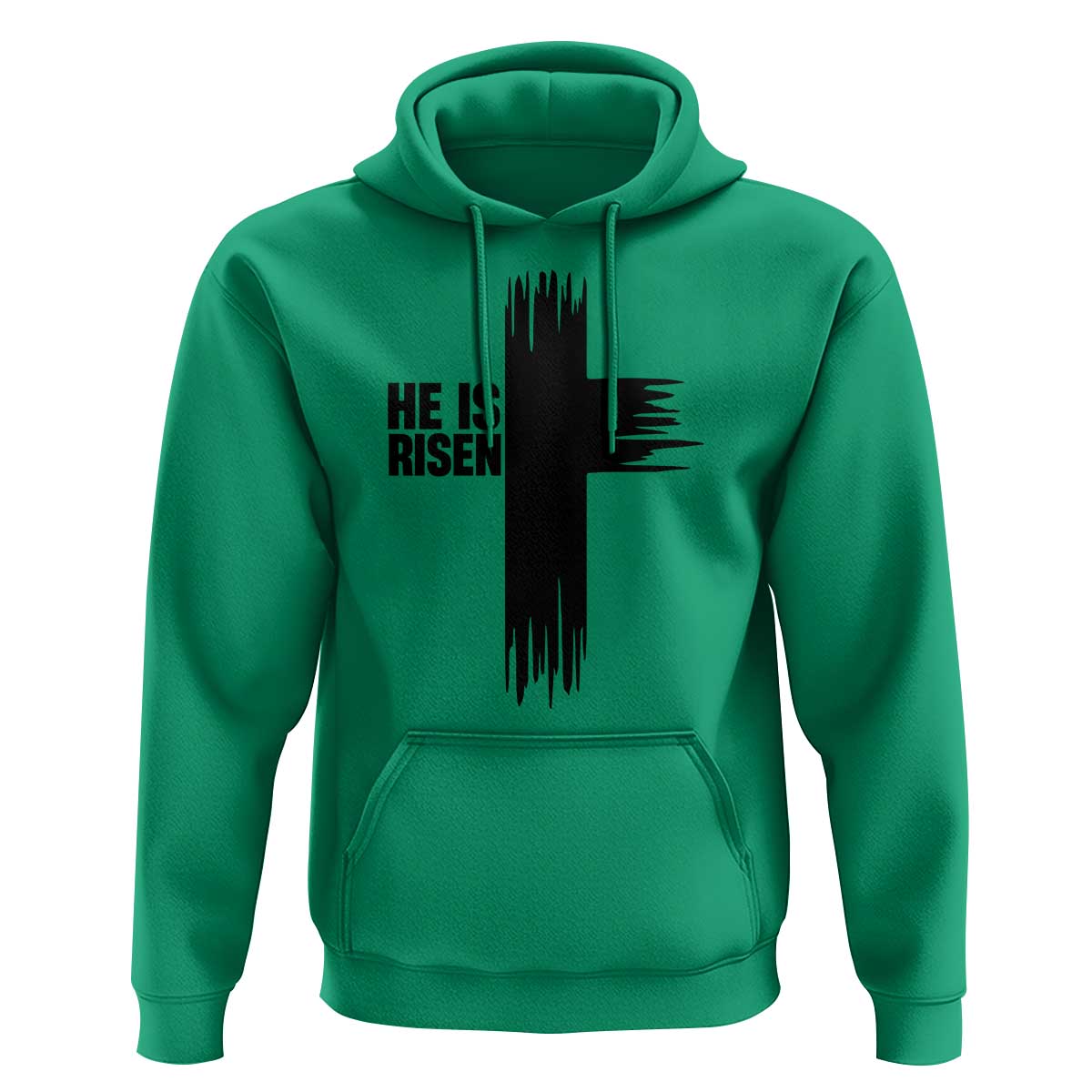 He Is Risen Hoodie Christian Easter Cross