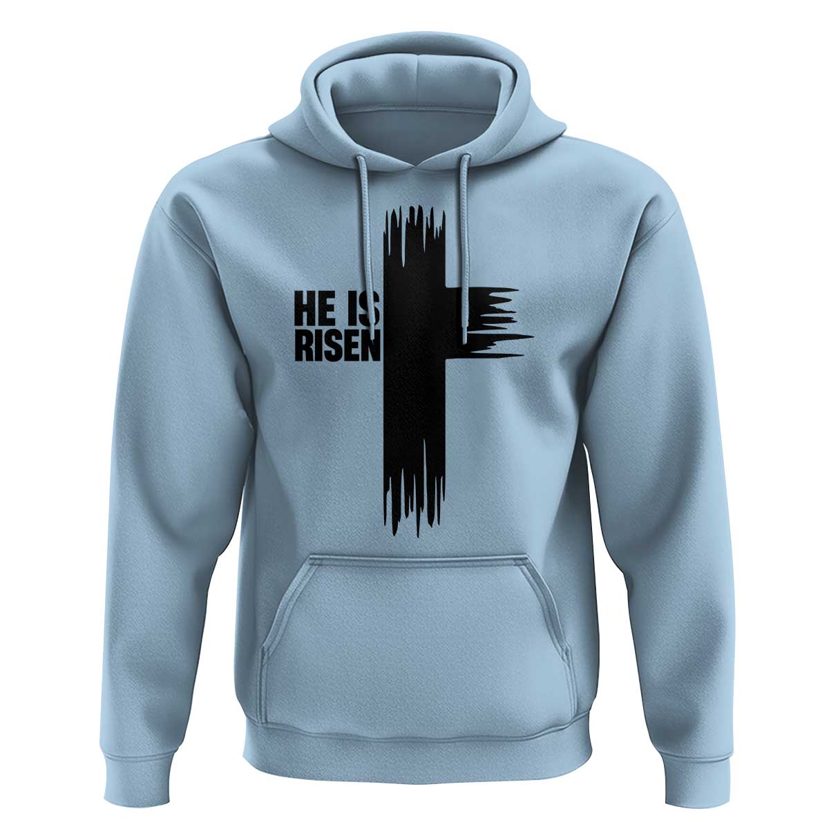 He Is Risen Hoodie Christian Easter Cross