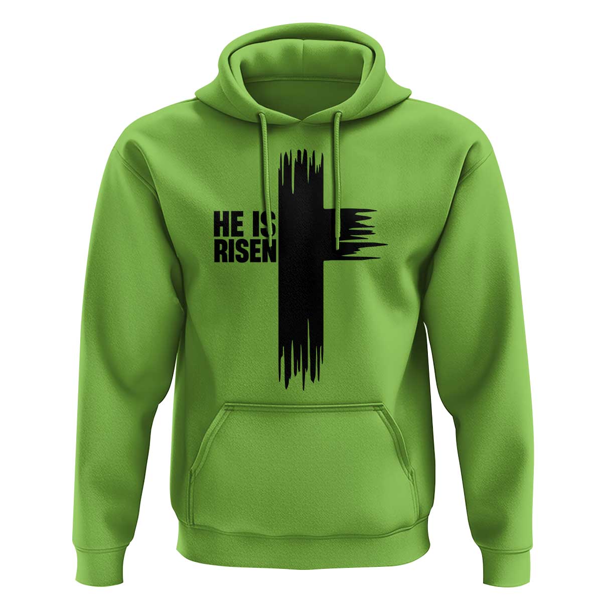 He Is Risen Hoodie Christian Easter Cross