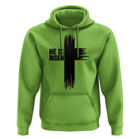 He Is Risen Hoodie Christian Easter Cross