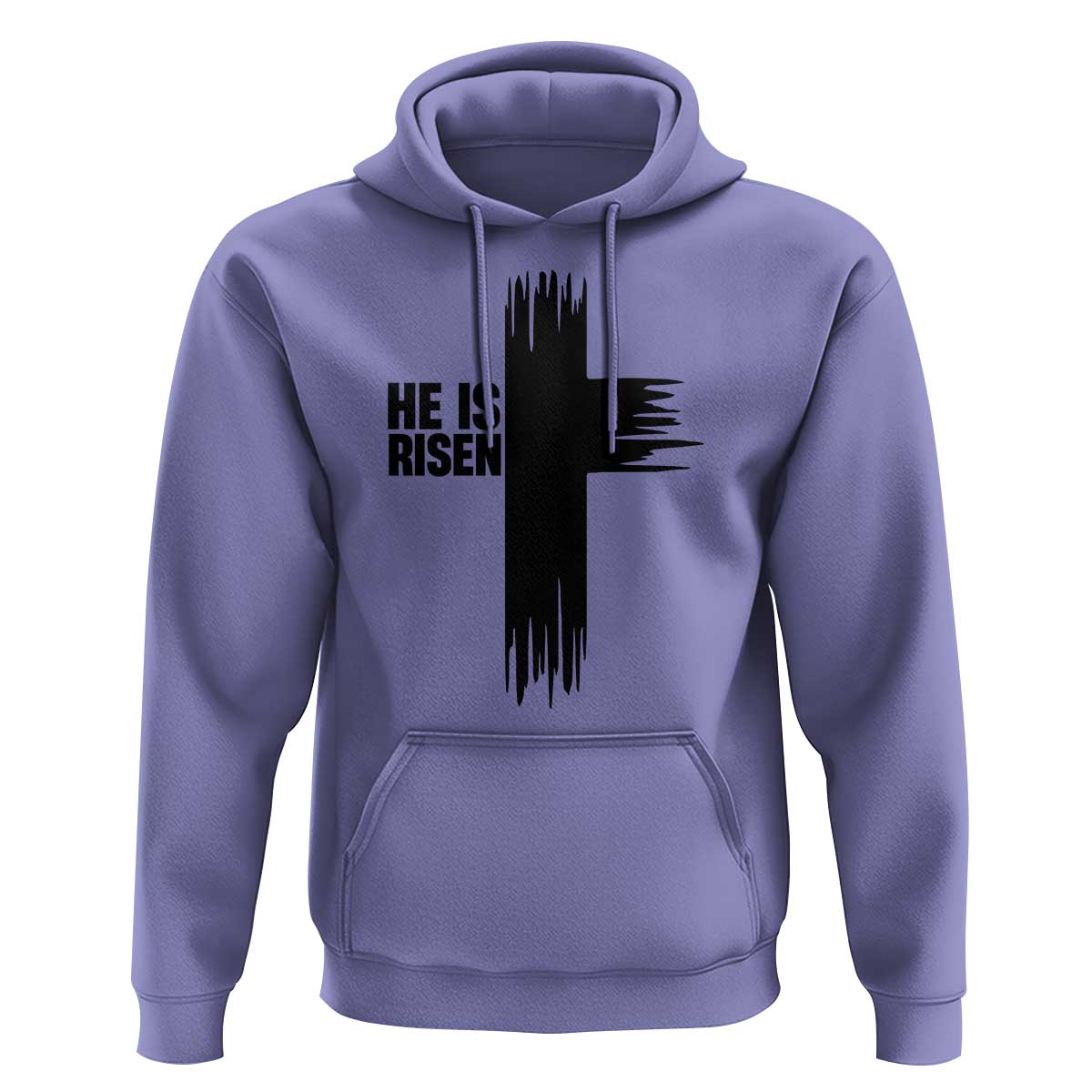 He Is Risen Hoodie Christian Easter Cross