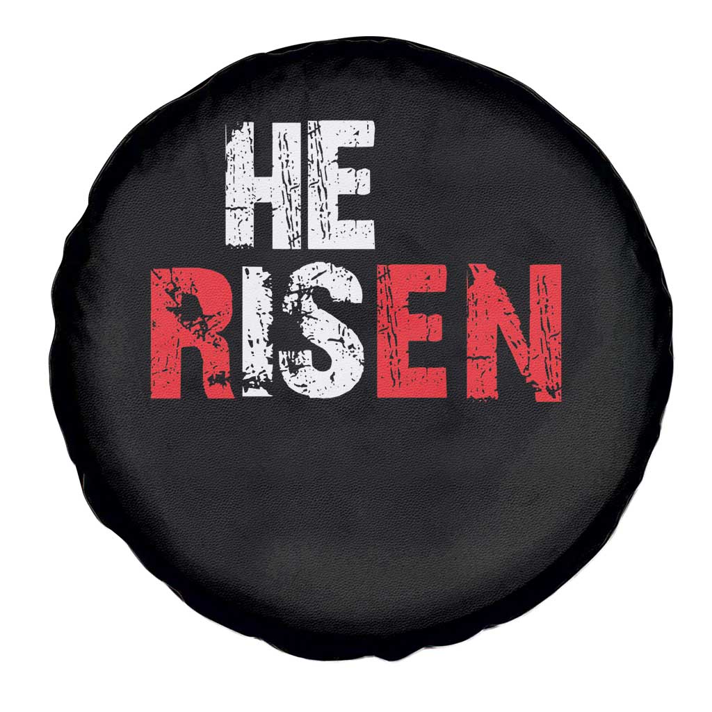He Is Risen Spare Tire Cover Vintage Christian Religious Faith - Wonder Print Shop